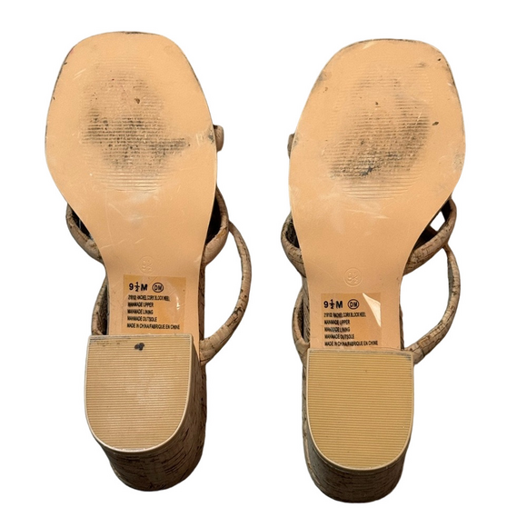 Maurice’s SuperCush Rachel Cork Block Heel Women Size 9 1/2 M - Picture 8 of 17